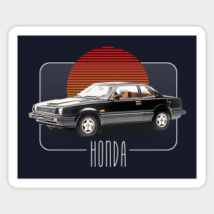 Honda Prelude  Retro Classic Car Lover Design Sticker